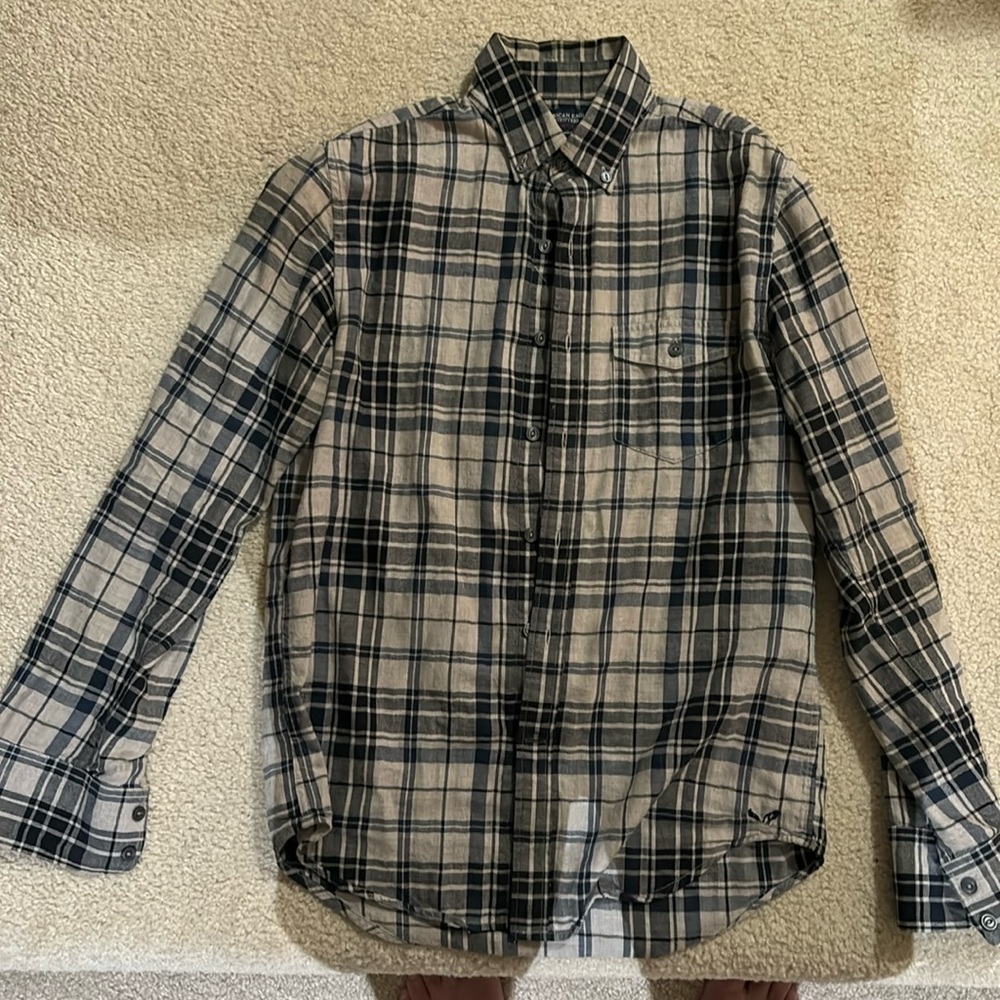AE XSmall Slim Fit Flannel